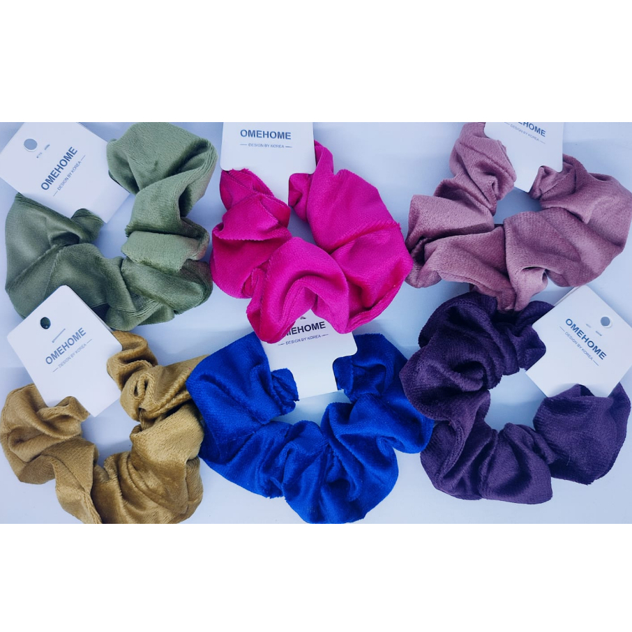 SCRUNCHIE UK 10 CM / IKAT RAMBUT KOREA POLOS - BELUDRU