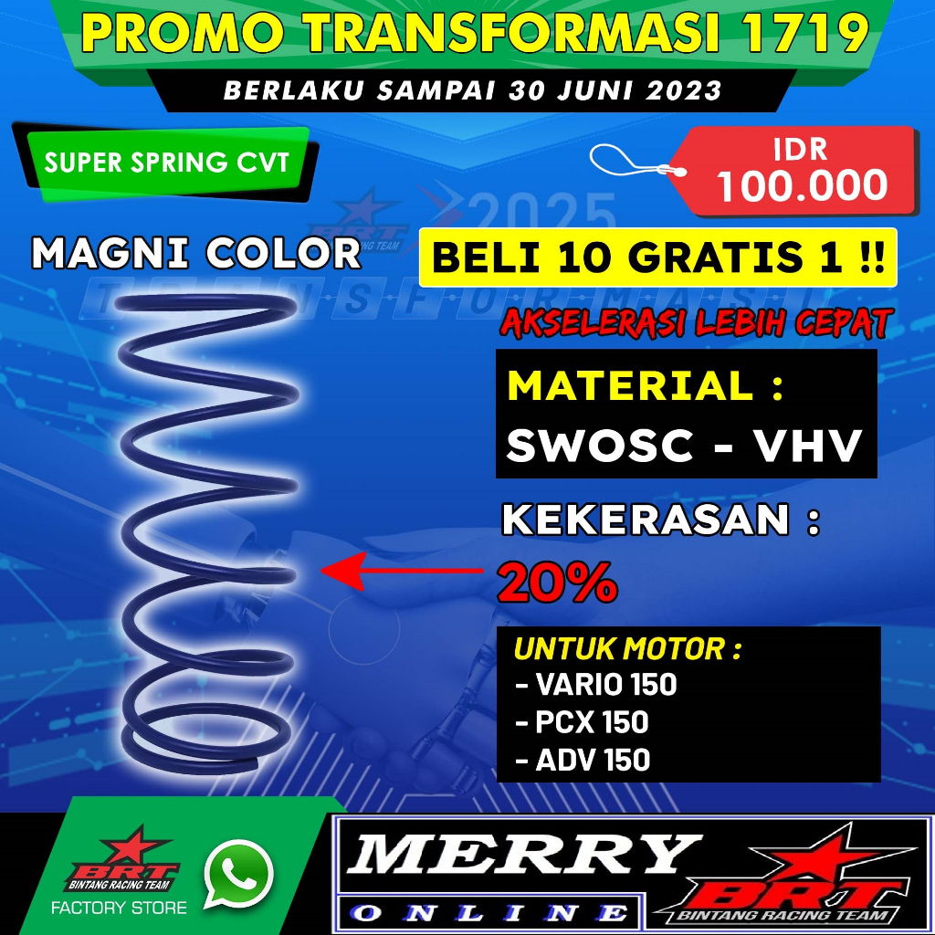 Promo 3003 Super Per CVT BRT Vario 125 ESP Vario 150 PCX ADV 150 PCX 160 ADV 160 Vario 150