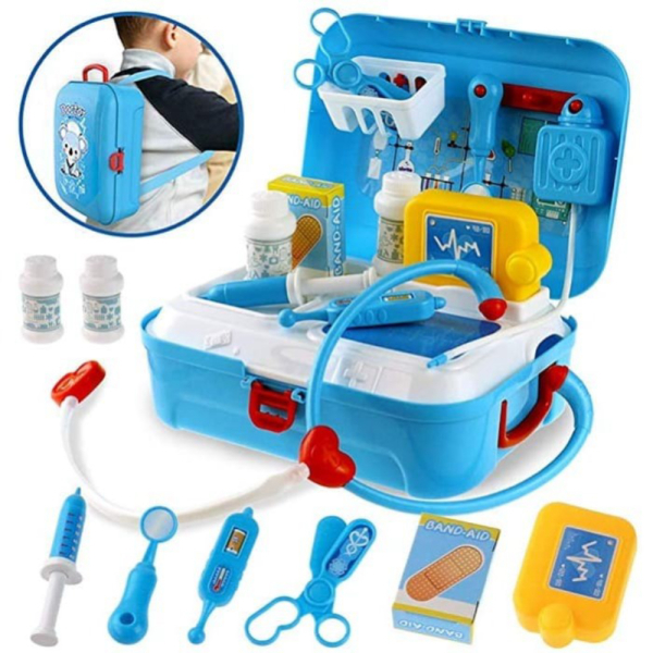 

Unik MAINAN TAS PUNGGUNG DOKTER - DOCTOR PLAYSET 8361 BACK PACK 17 PCS Murah