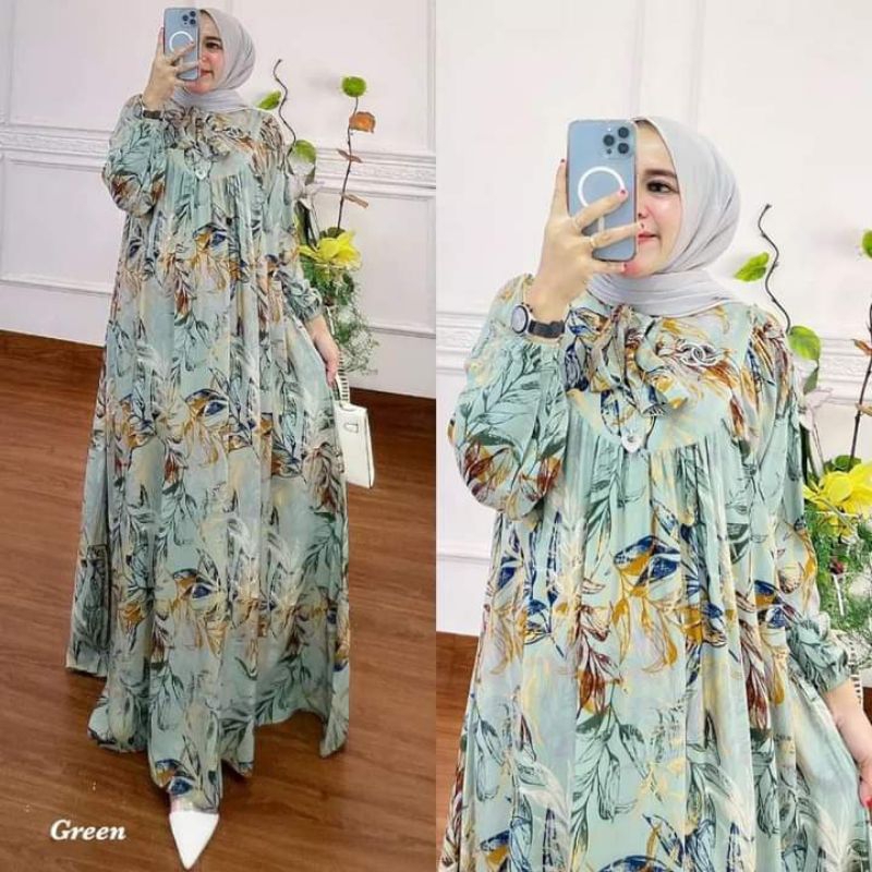 Leafio Dress Daun Terbaru Wanita