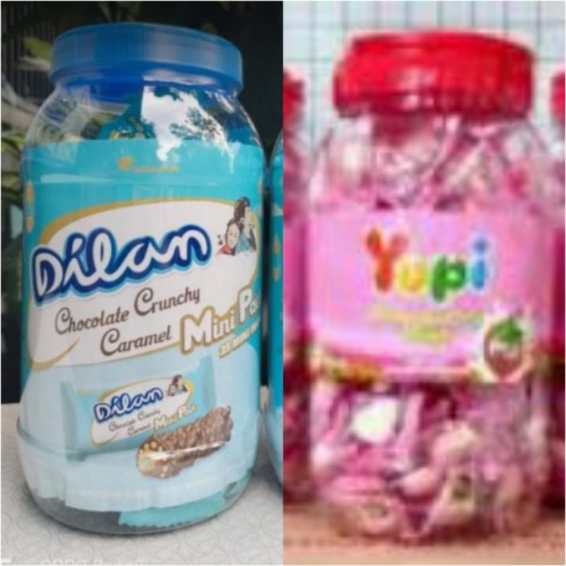 Permen Yupi Love Toples Dilan Choco Crunchy 5in1 (Free Kardus / Bubble)