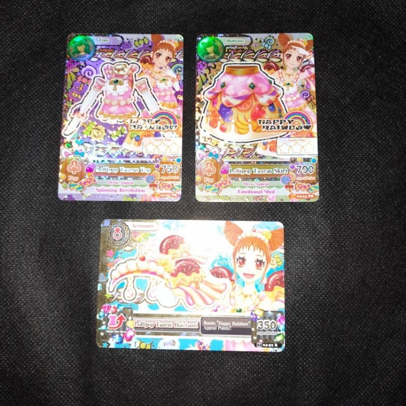 (AIKATSU CARD) Lolipop Taurus Set - BOOKED