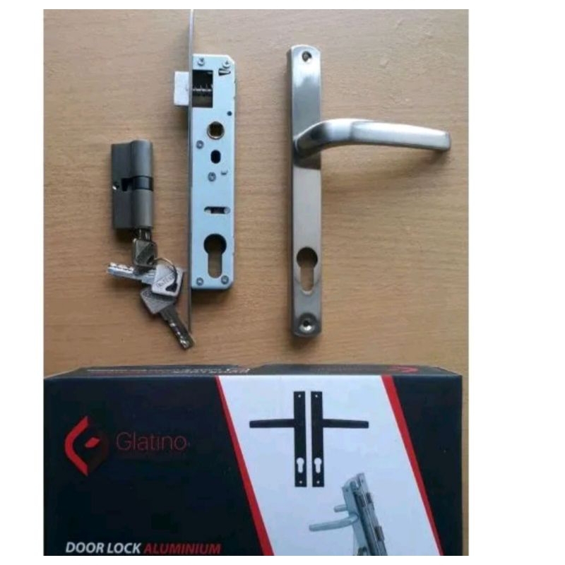 Kunci Pintu Almunium Glatino 839 NB | Kunci Glatino | Almunium Lock