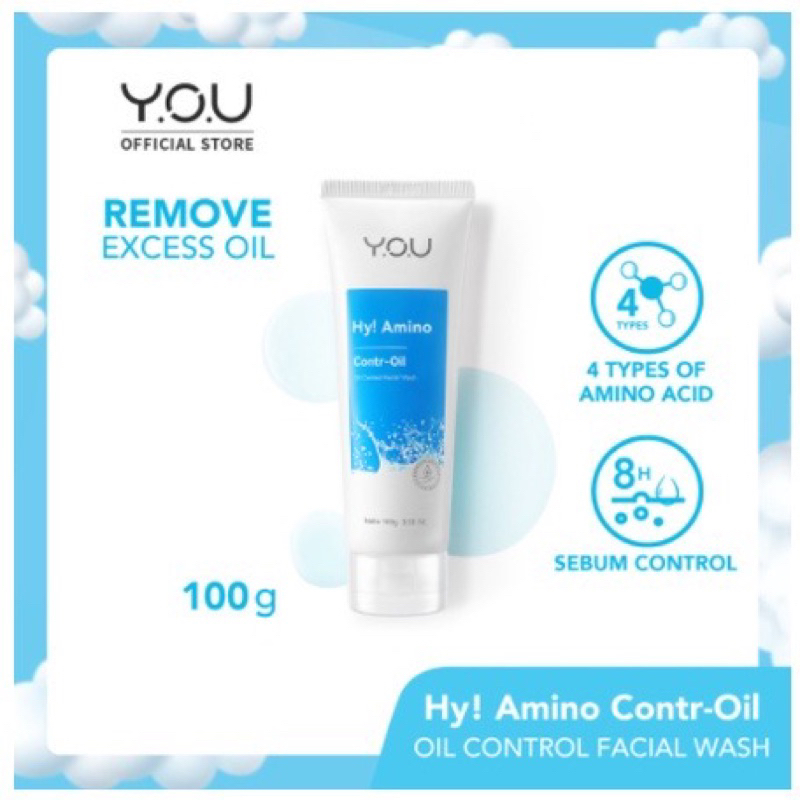 BISA COD - YOU Hy! Amino Facial Wash | Pencuci Muka Y.O.U