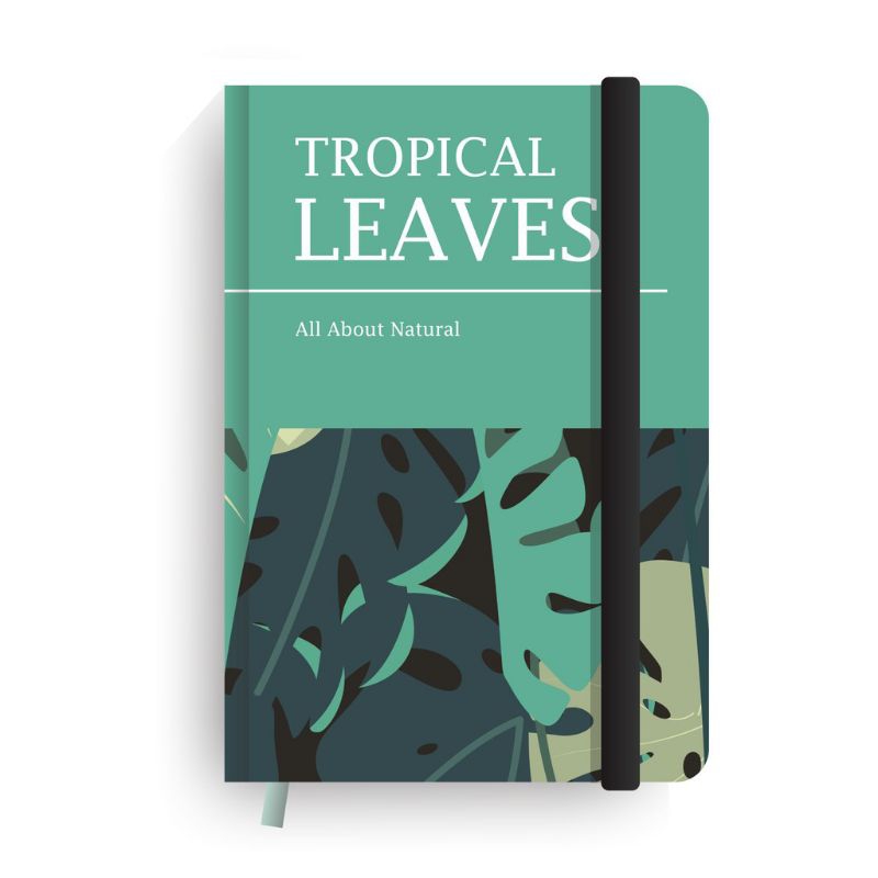 

Notebook Tropical Leave Matte A7 Hardcover