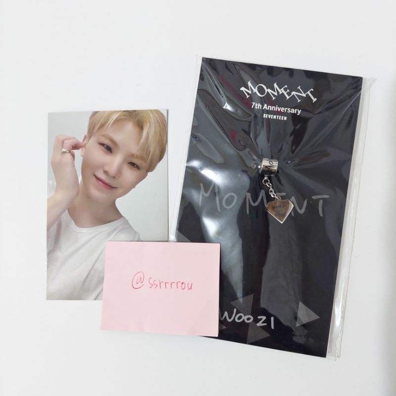 7th anniversary seventeen woozi set charm