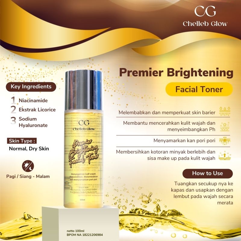 Premier Brightening Facial Toner 100ML