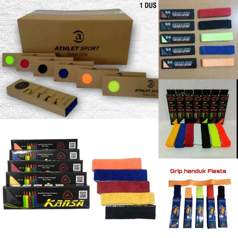 Grip Handuk Kotak Micro Fiber Lembut STAR / POWER / KANSA / ATHLETE / SPH / FIESTA Original
