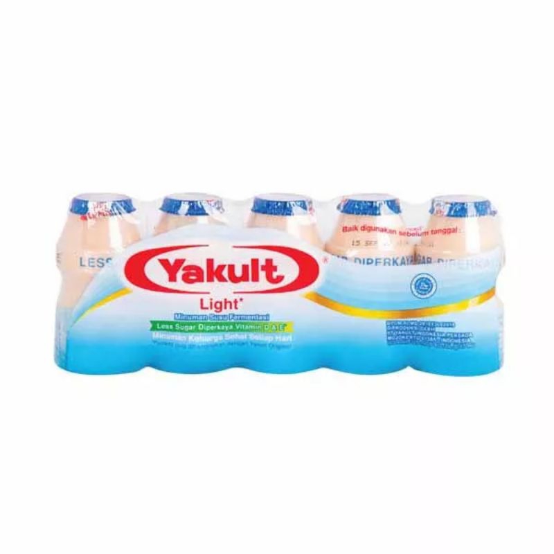 

Yakult light biru minuman susu fermentasi - less sugar - cintai ususmu