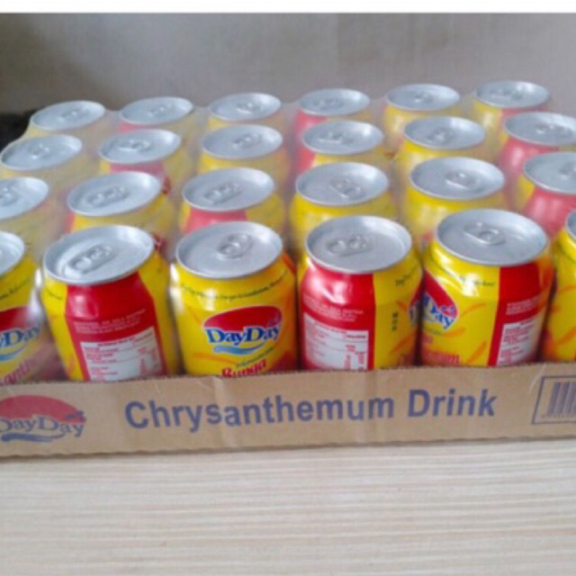 

DayDay Chrysanthemum Drink 1 Dus Isi 24 / Minuman Teh Bunga Kaleng