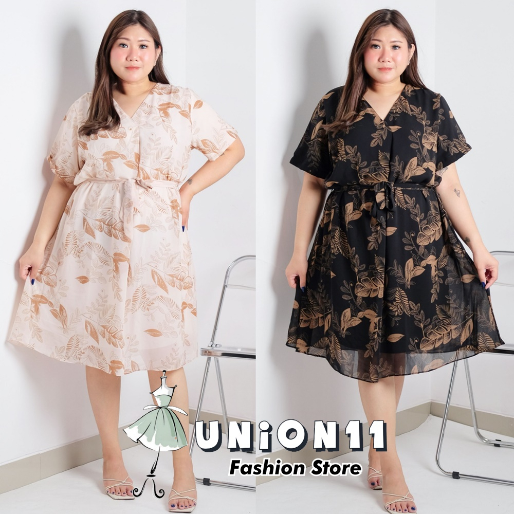 UNION11 - DRESS JUMBO WANITA LD 126 / BAJU JUMBO WANITA / DRESS PESTA WANITA BIGSIZE / DRESS JUMBO WANITA / DRESS JUMBO XXXL WANITA TANIA