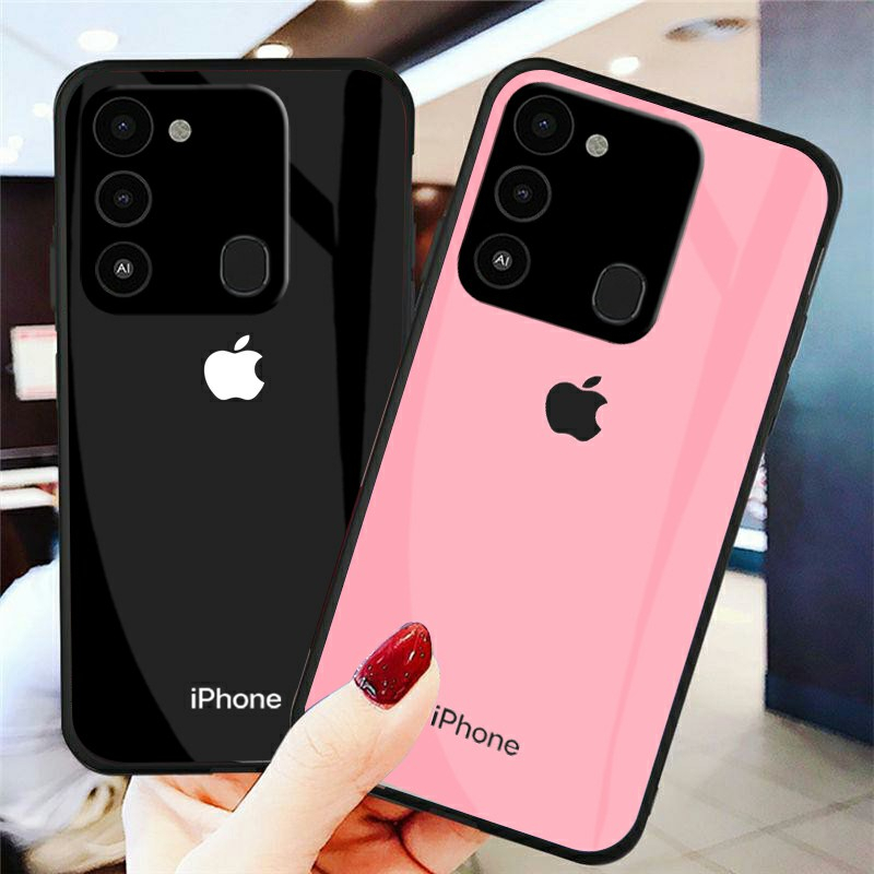 [K241] Softcase Mirror Tecno Spark Go 2022 - Case HP Tecno - Softcase Glass Tecno Spark Go 2023 - Ca