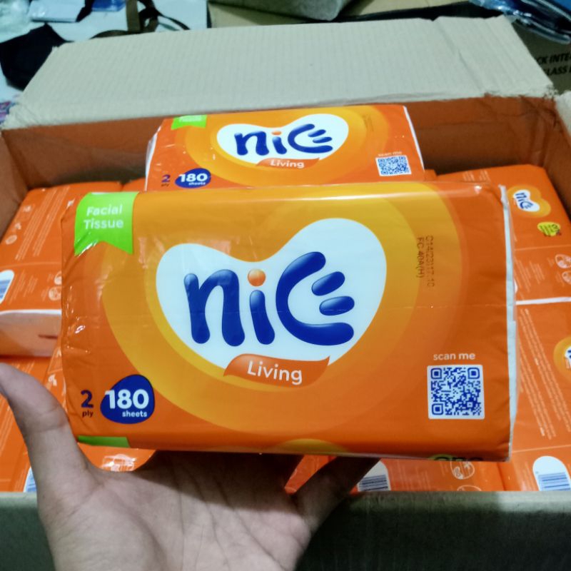 Tisu nice 2 ply 180 sheets / tisu wajah / tisu nice