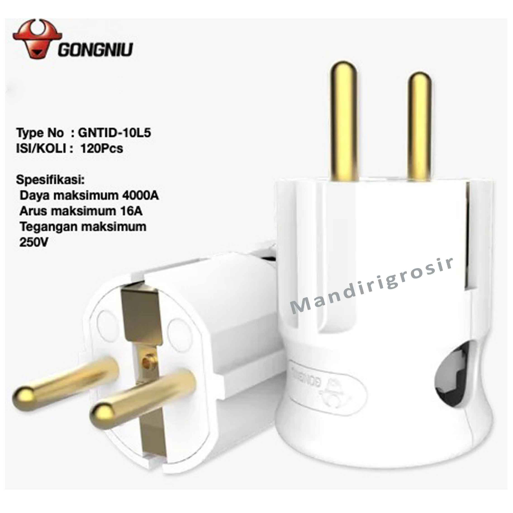 Kepala Colokan Samping* GONGNIU* Colokan Stop Kontak* Steker Listrik G10L5