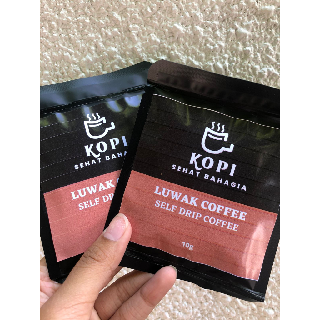 

Self Drip Luwak Coffee-Kopisehatbahagia