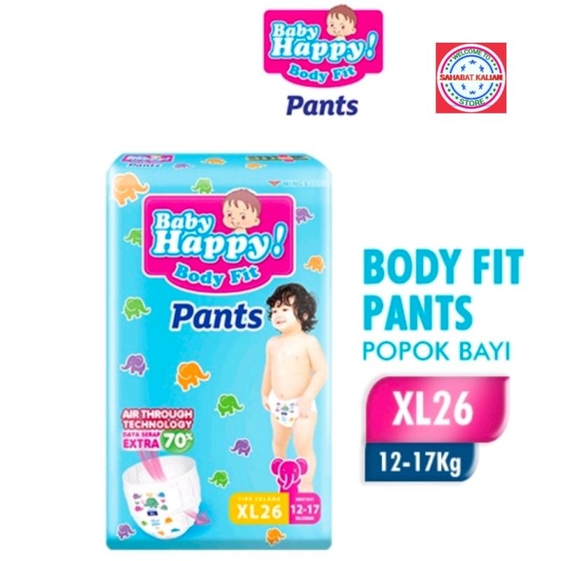 Baby Happy Pants S40, M34, L30, XL26 DAN XXL24