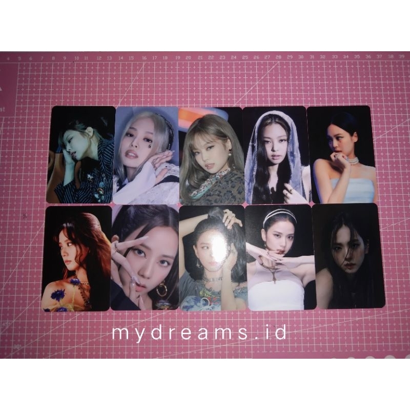 [READY] PHOTOCARD BP TOUR JENNIE JISOO LISA ROSE POP UP STORE EXHIBITION BLACKPINK X FLIMTY YG OFFIC
