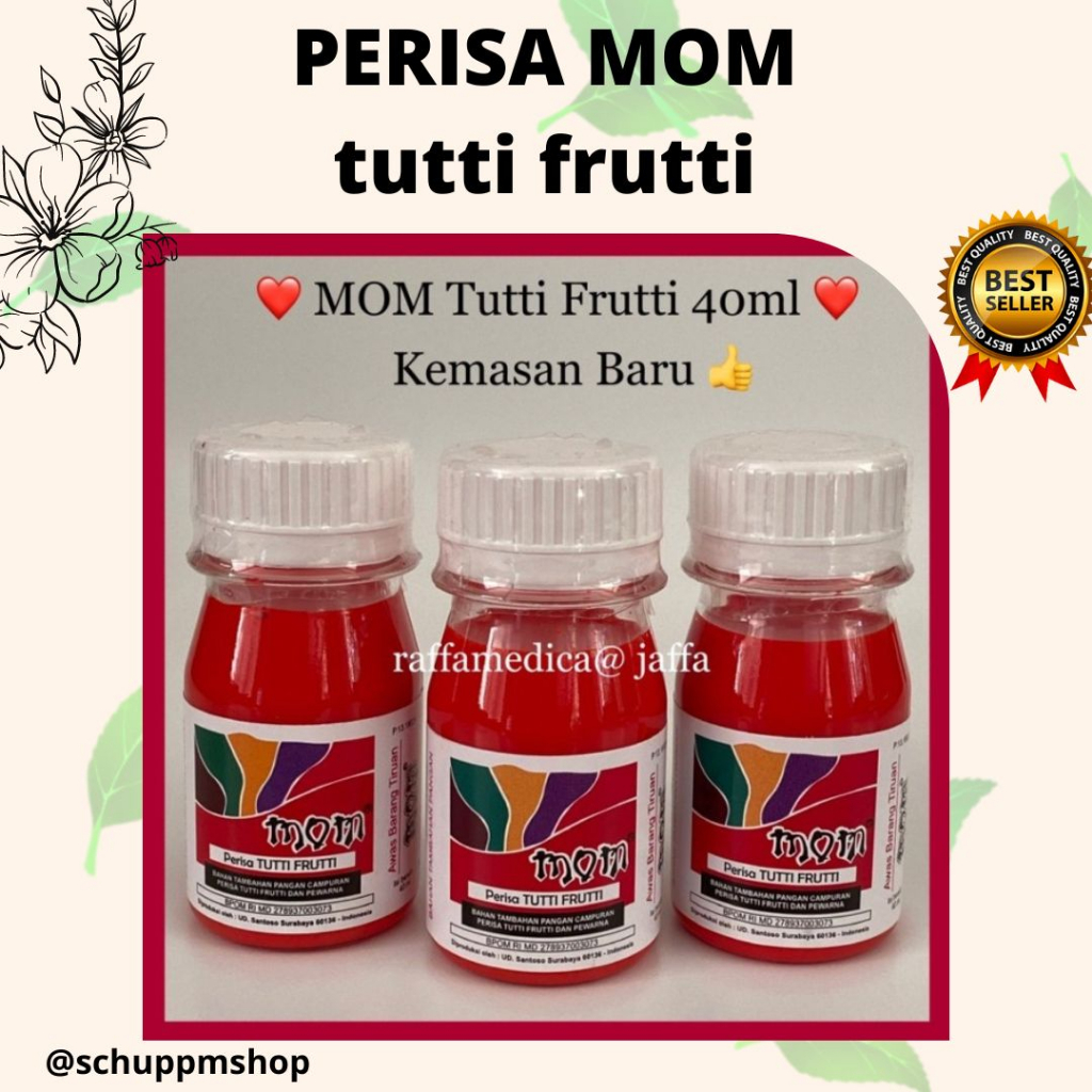 ❤ MOM Essence Perisa 40ml - TUTTI FRUTTI - sejak 1970 - Perisa 40ml - TUTTI FRUTTI