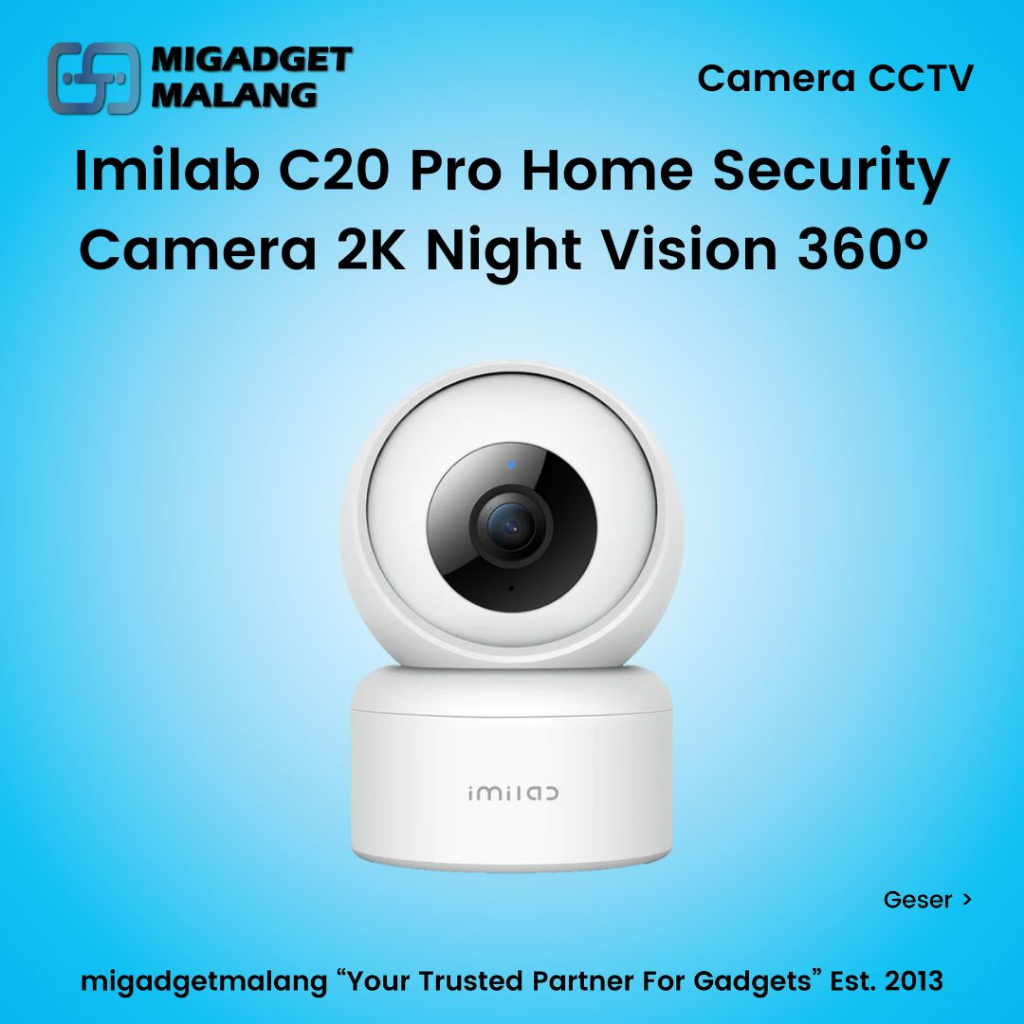 Imilab C20 Pro Home Security Camera 2K Night Vision 360° IP Camera CCTV