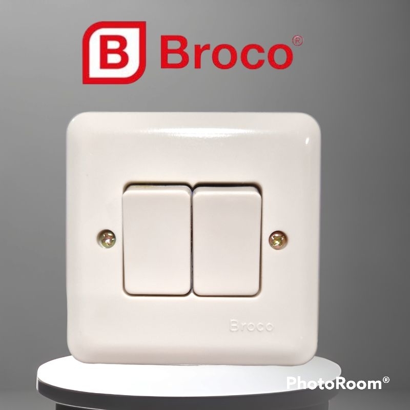 saklar seri broco 2 mata