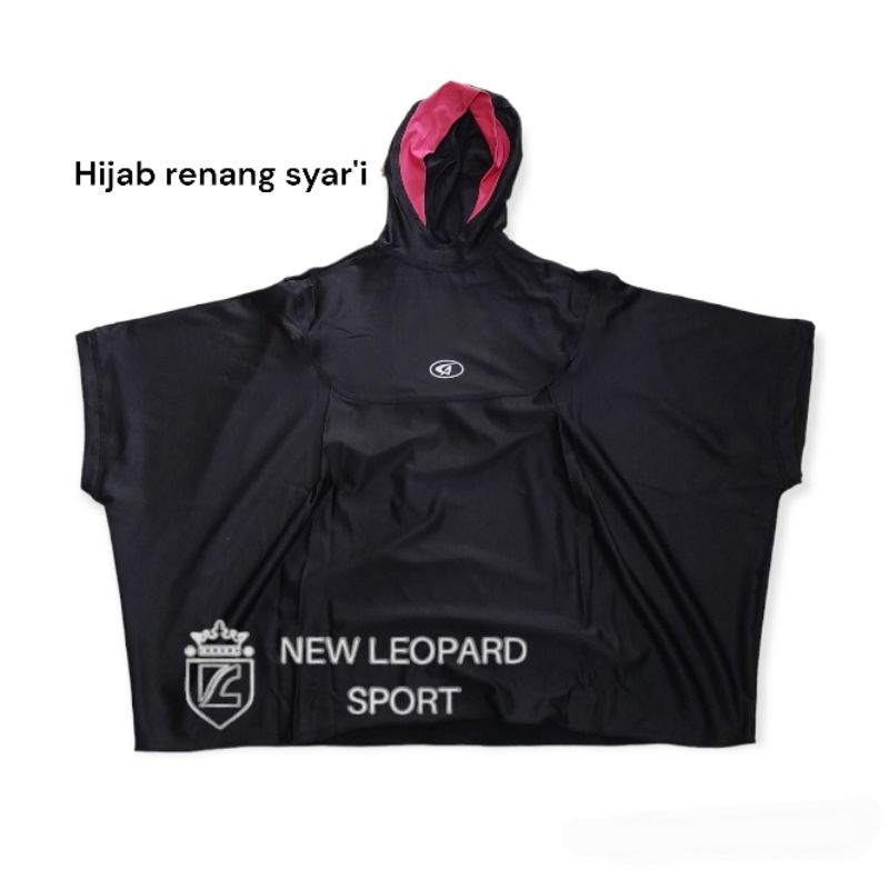 Hijab renang syar'i/hijab renang bahan lycra