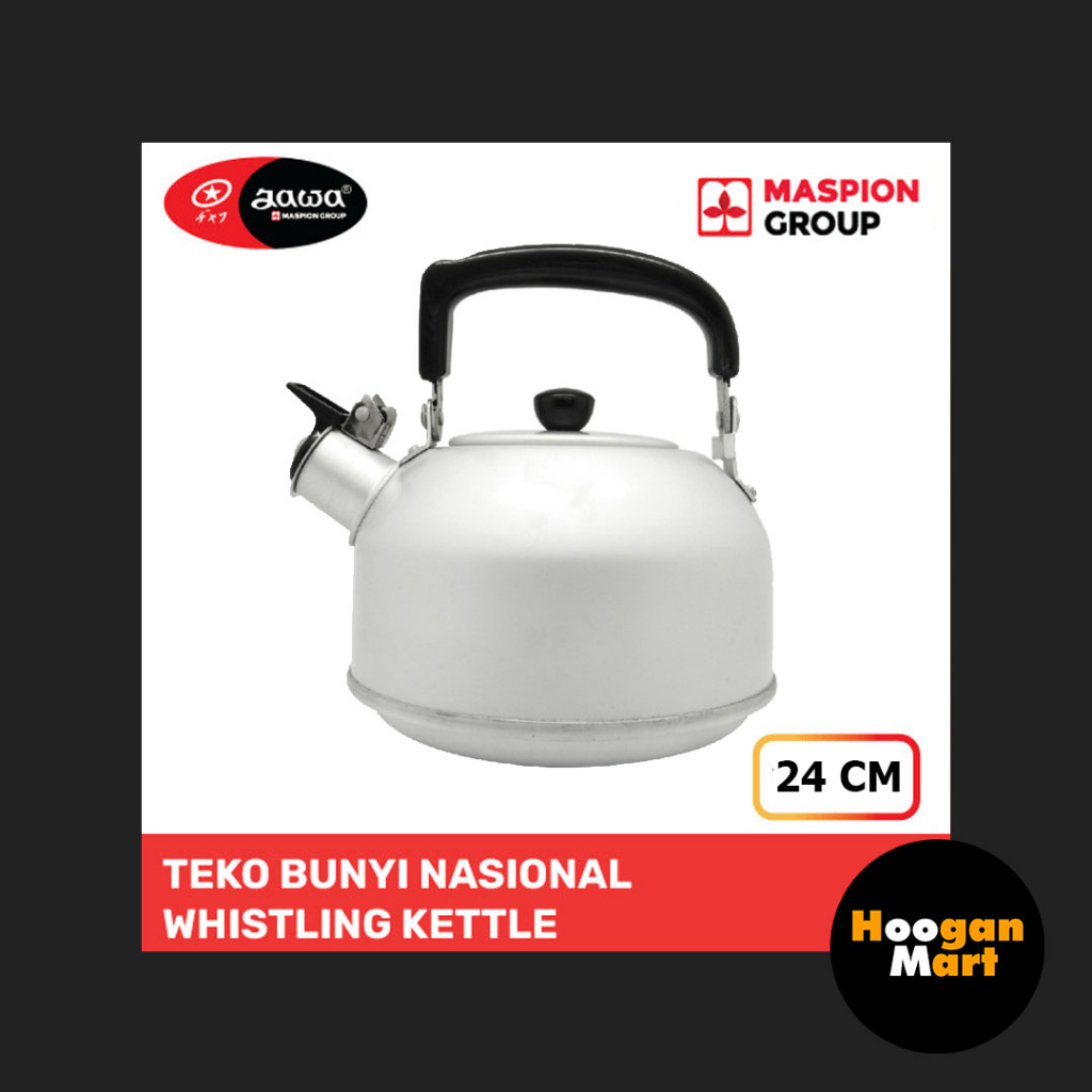 [ Teko ] Kettle / Ceret Bunyi National Jawa 24 cm 5 Liter - Maspion
