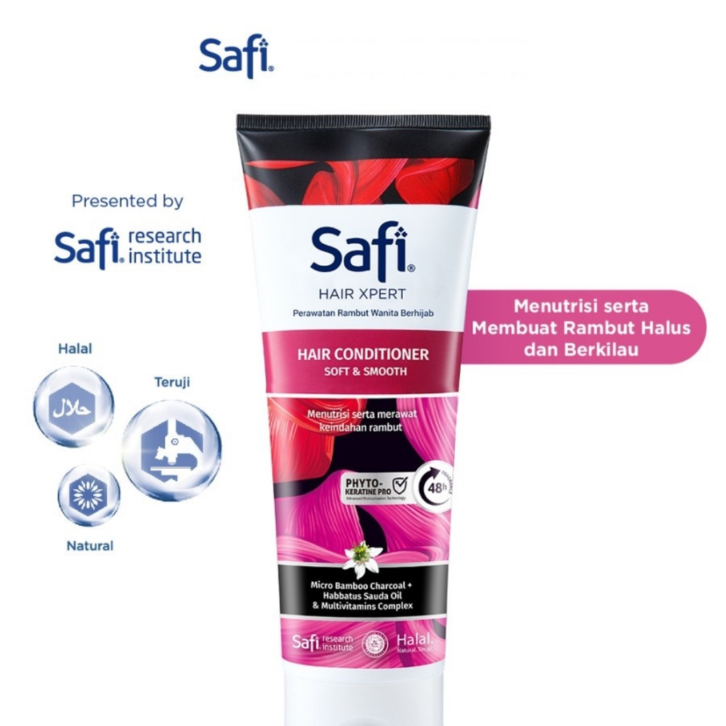 SAFI Hair Xpert Shampoo | Conditioner 160g 180g 320g | Anti Ketombe Rontok Lepek Gatal