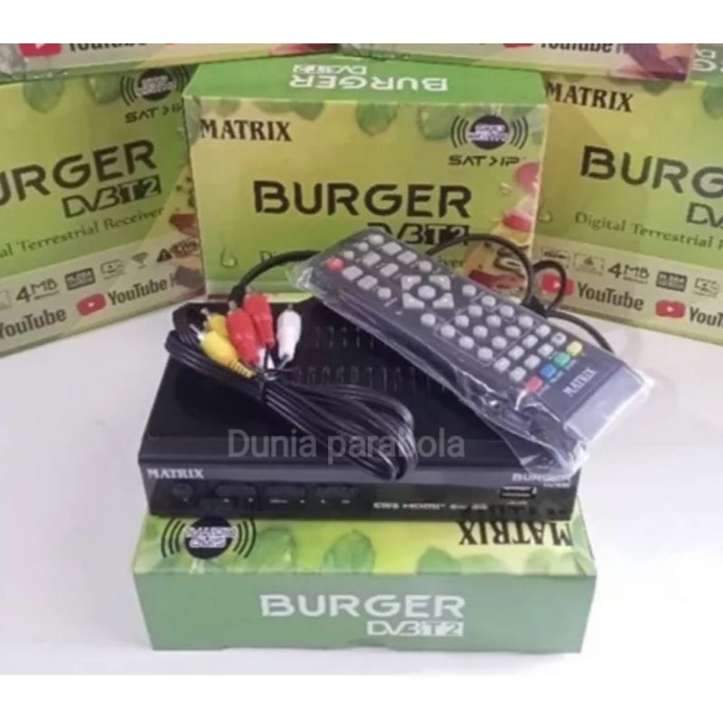 Set top box Matrix Burger STB DVB T2 Burger Set top box burger