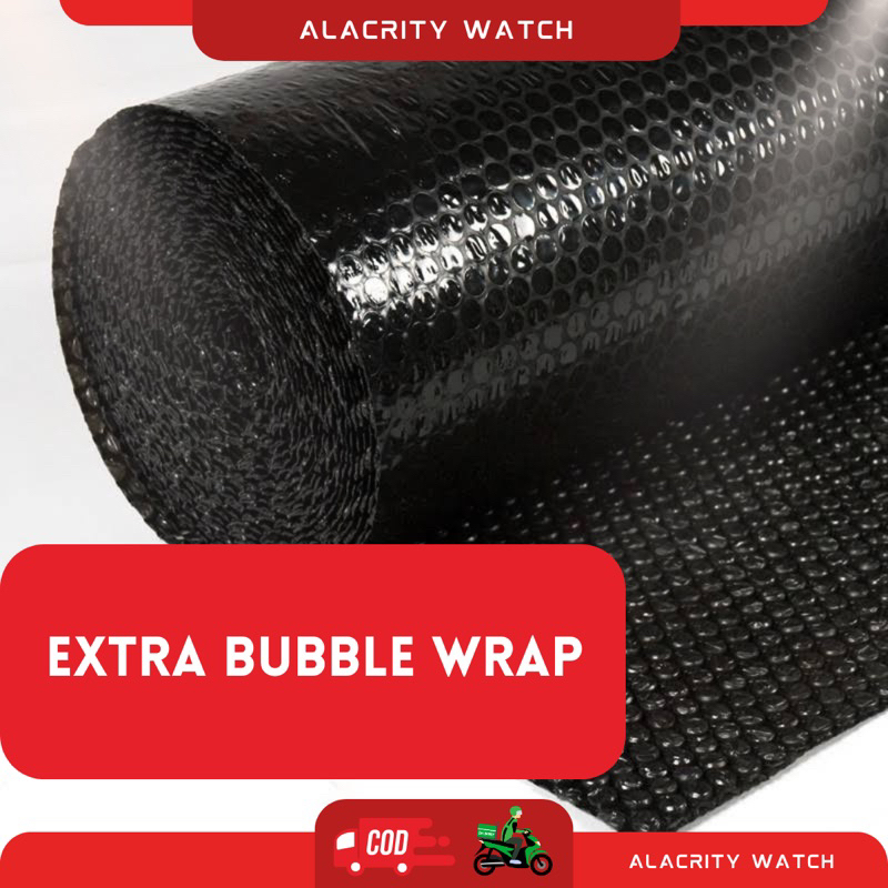 

Extra Bubble Wrap Untuk Tambahan Packing