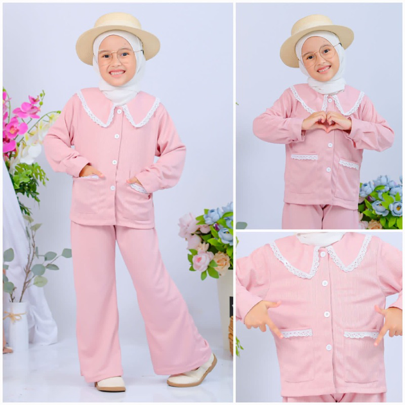 ONE SET KOREAN KNIT ANAK
