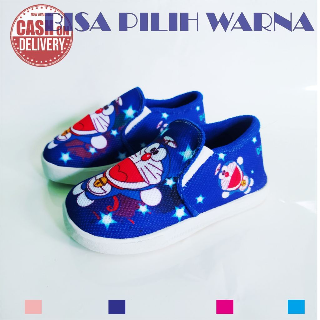 Sepatu Anak slip on KUDA PONI PING PELANGI NEW BISA COD 1-7 THN