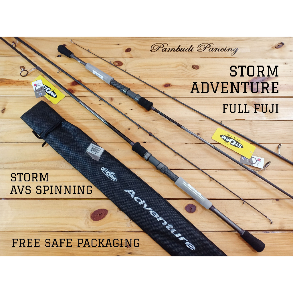 STORM | Joran STORM AVS NEW ADVENTURE Gen 1 Reborn Spinning Rod - Full FUJI | STORM NEW ADVENTURE Sp