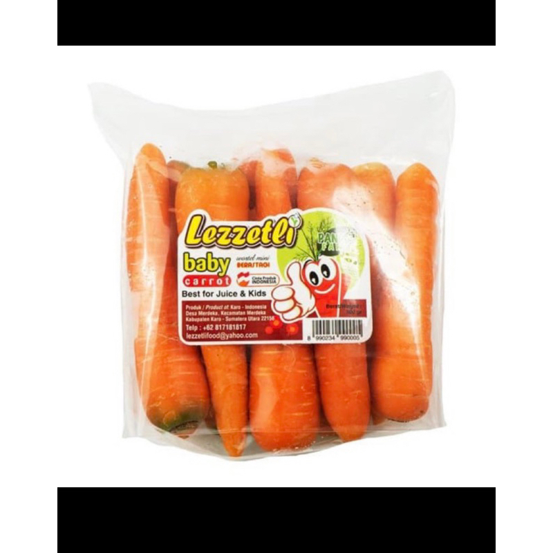 Lezzetli Wortel Baby 500gr | wortel minim pack 500grm