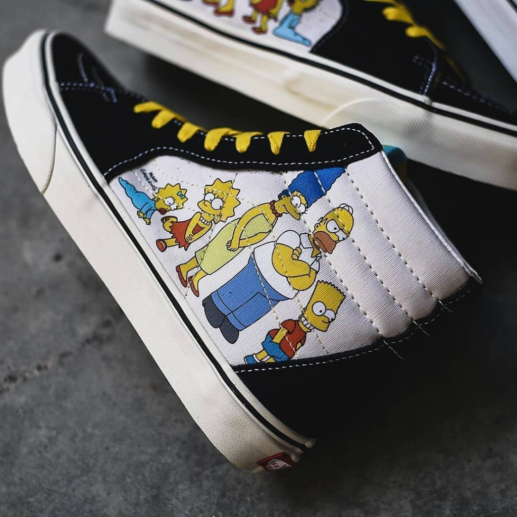 VANS SK8-HI X @thesimpsons 1987-2020 ORIGINAL 100%