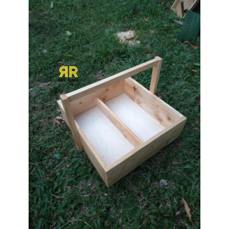 Wooden Storage 40x40x13 Wooden Hampers Wooden Baskets Keranjang Hampers Keranjang Parcel Gift Box Ha