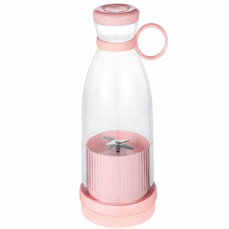 Blender Portable Mini Juicer Rechargeable 1300mAh 380ml - D10294 - Pink