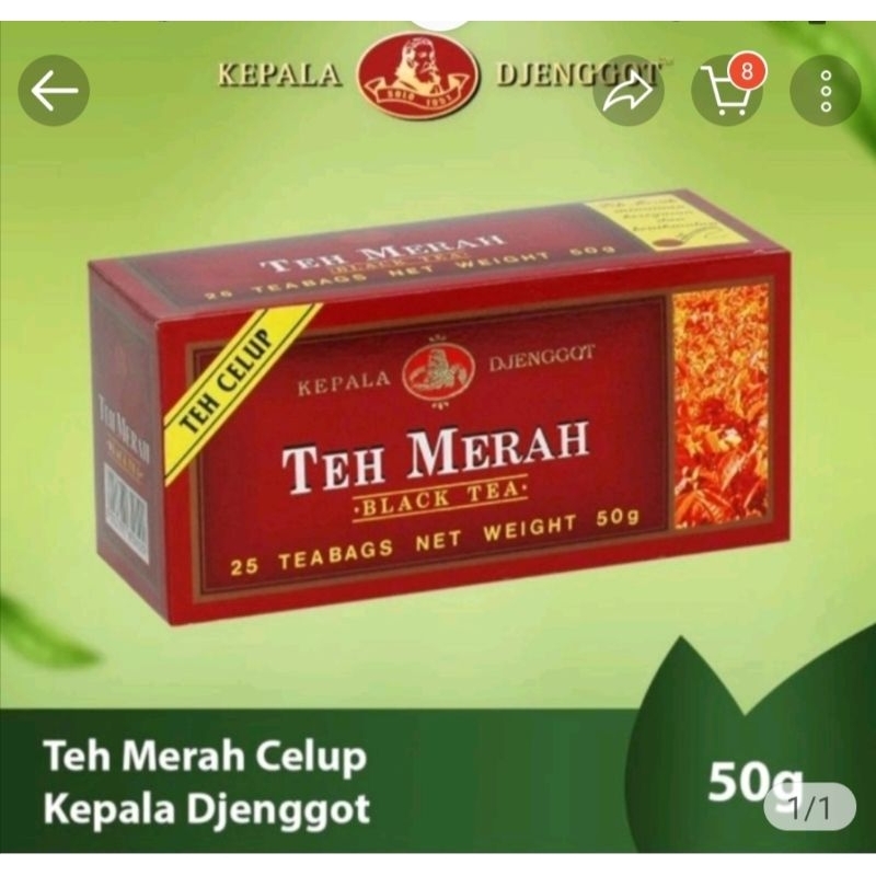 

Kepala djenggot teh merah 25'' s
