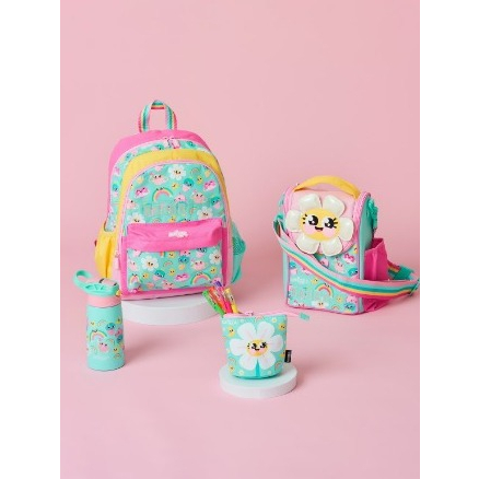 Smiggle  Movin Junior Backpack Lunchbag Flower