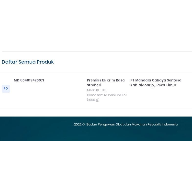 Soft Ice Cream Powder Premix BelBel Rasa Strawberry Kemasan 1 Kg | Halal | BPOM