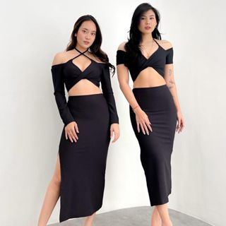 MOSSA SET / Top Rib / Skirt Rib