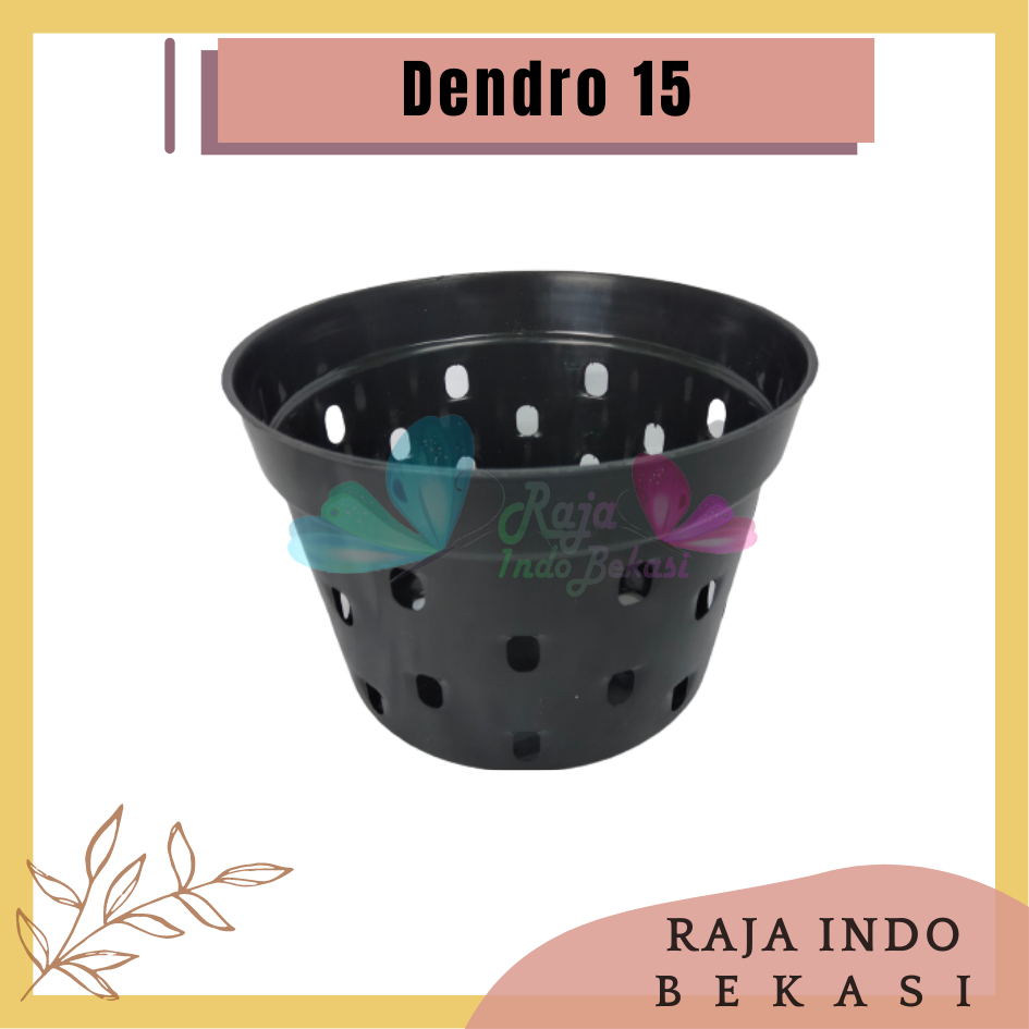 NKT Basic 15 Banyak Lubang Poros (15cm) Hitam Pot Bunga Basic Polos Banyak Pori Ukuran 15cm Cocok Untuk Aglonema