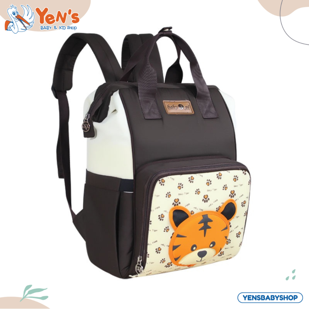 Baby Scots BACK PACK DIAPER BAG 2 GO TIGER SERIES - b2t1404