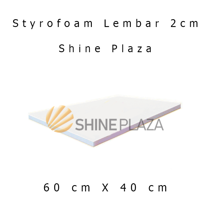 

Sterofoam Styrofoam 2 cm - Gabus Busa Lembaran Putih Polos 2cm