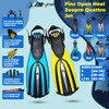Fin Scuba Diving Quattro Jet NEXT ZeePro 2ND not Mares Open Heel Selam