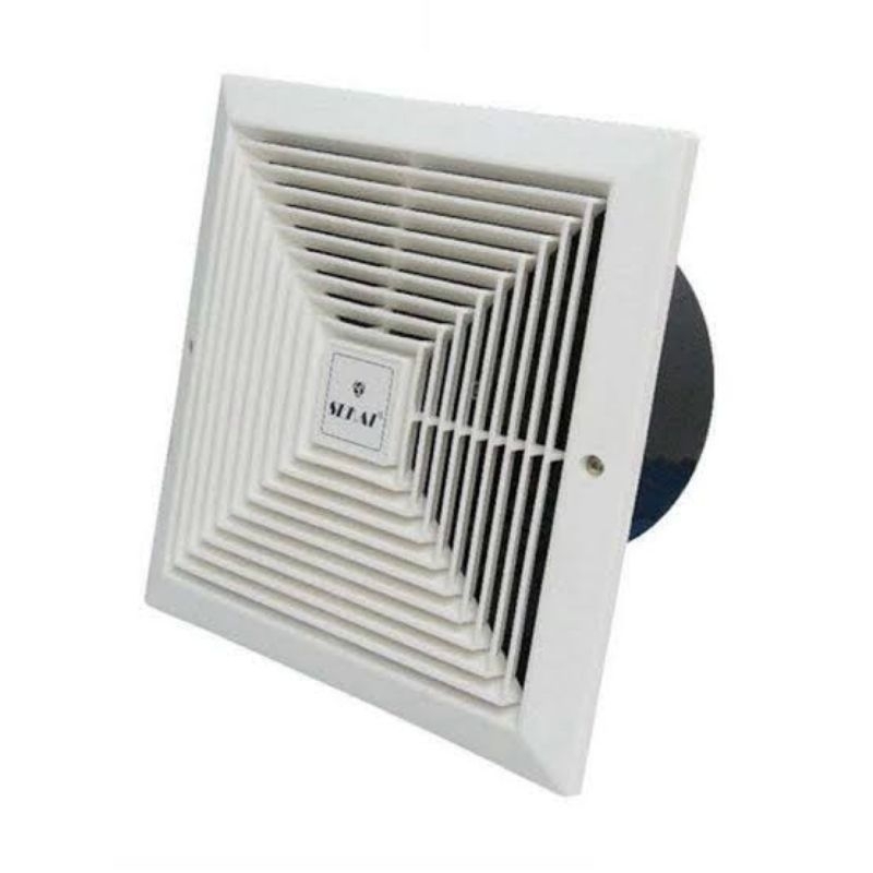 KIPAS ANGIN EKSHAUS VENTILASI PLAFON LANGIT-LANGIT CEILING PLAFOND EXHAUST FAN PLASTIC BODY PLASTIK 