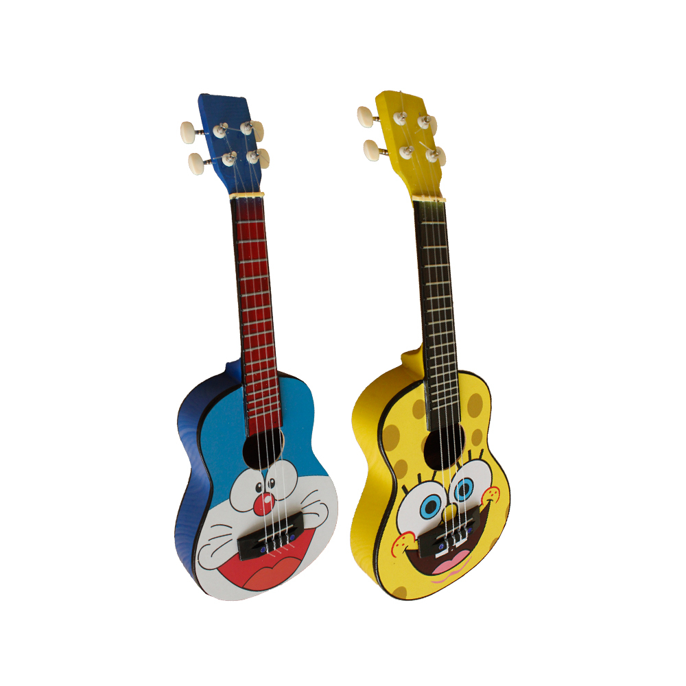 Gitar Ukulele KARAKTER senar 4 full bonus GARANSI