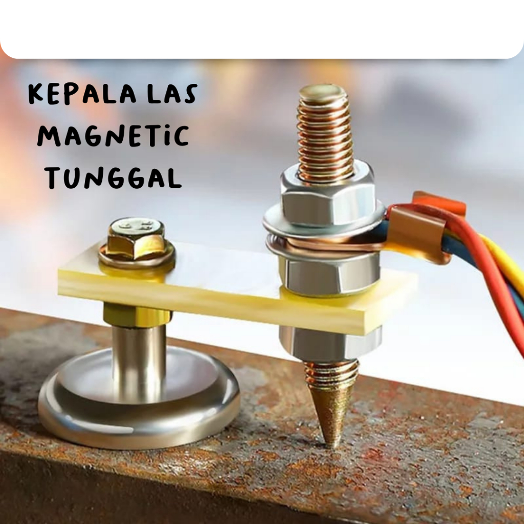 Single Magnetic Welding Ground Clamp (Kepala Las Magnetik Tunggal)