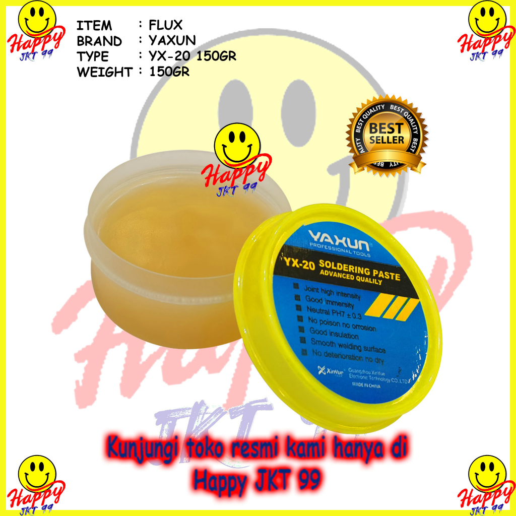 FLUX SOLDER YAXUN YX-20 150G PASTA SOLDER MINYAK CAIRAN ORIGINAL