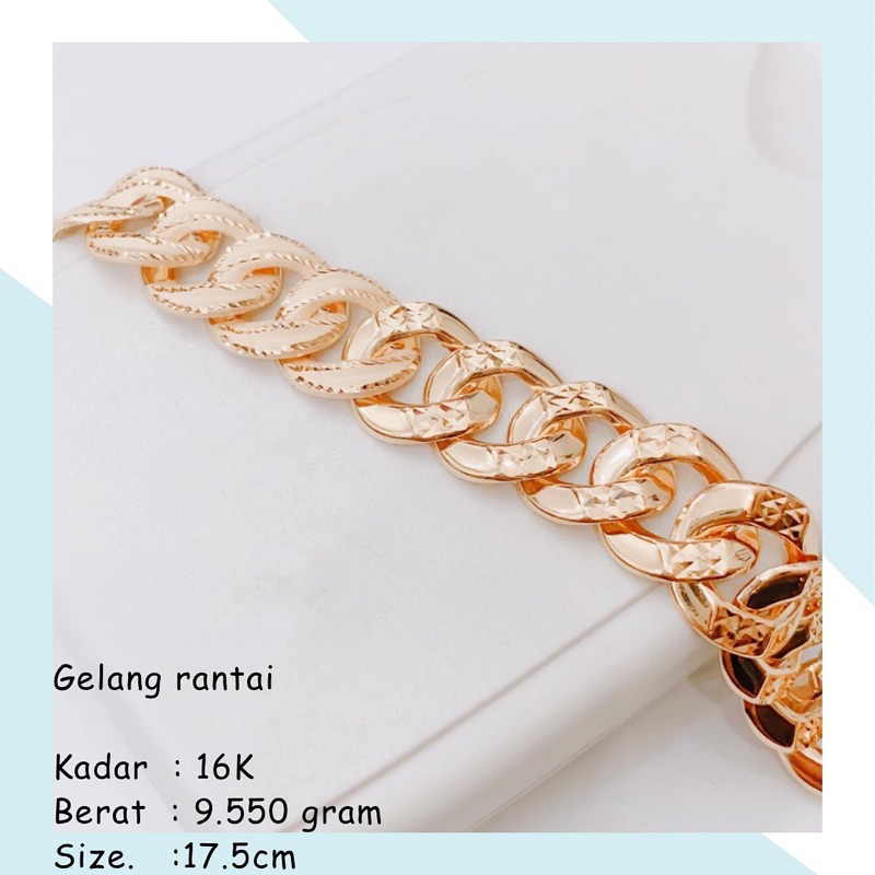 GELANG RANTAI EMAS 9.550gr 16K