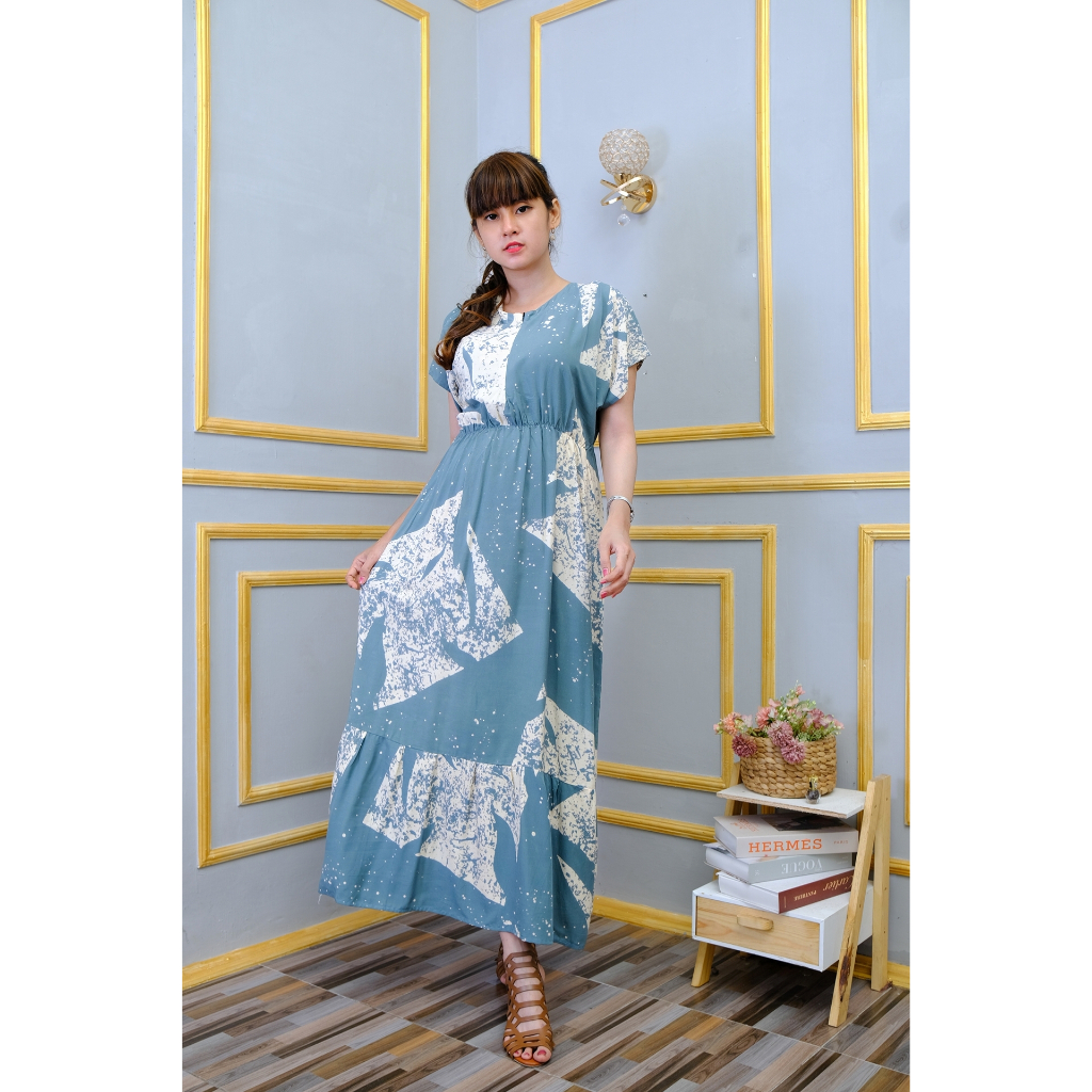 Dress Bali Wanita Bahan Rayon Busui Kekinian Model Terbaru Samisa